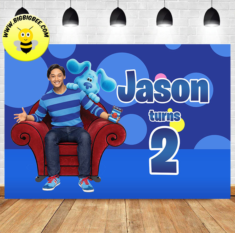 Blue s Clues You Banner Backdrop