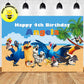 Custom Rio Movie Blu Macaw Parrot Bird Theme Birthday Backdrop Banner