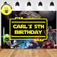 Custom Jedi Star Wars Theme Birthday Backdrop Banner Deliver to USA UK Australia Canada