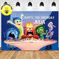 Custom Inside Out 2 Theme Birthday Banner Backdrop