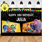 Custom Inside Out 2 Theme Birthday Banner Backdrop