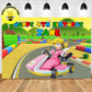 Custom Super Mario Bros Supermario Princess Peach Kart Theme Birthday Backdrop Banner