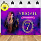 Custom Disney Descendants 3 Audrey Theme Birthday Banner Backdrop Deliver to USA UK Australia Canada
