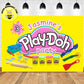 Custom Play-Doh Pink Theme Birthday Backdrop Banner