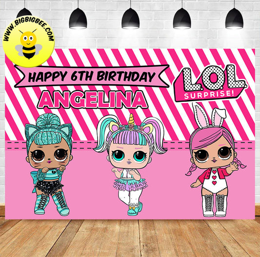 L.O.L. Surprise Birthday Banner