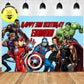Custom Marvel Avengers DC Comics Justice League Birthday Backdrop Banner Deliver to USA UK Australia Canada
