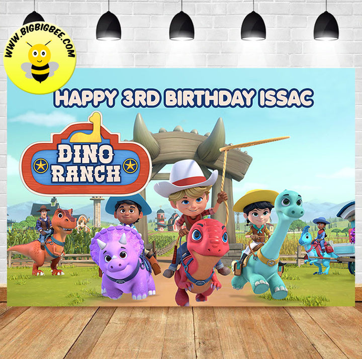 Dino Ranch – BigBigBee Party Sign
