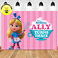 Custom Alice's Wonderland Bakery Birthday Theme Backdrop Banner