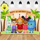 Custom Daniel Tiger's Neighborhood Theme Backdrop Banner