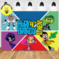 Custom Teen Titans Go Theme Birthday Backdrop Banner Deliver to USA UK Australia Canada