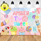 Custom Two Sweet Candy Theme Birthday Backdrop Banner