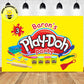 Custom Play-Doh Red Theme Birthday Backdrop Banner