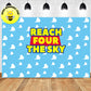 Custom Toy Story Logo Reach Four the Sky Theme Birthday Backdrop Banner