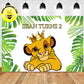 Custom Lion King Birthday Theme Backdrop Banner