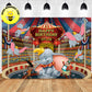 Custom Dumbo Elephant Birthday Theme Backdrop Banner