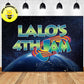 Custom Space Jam Logo Theme Birthday Backdrop Banner