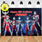 Custom Ultraman Theme Birthday Backdrop Banner Deliver to USA UK Australia Canada