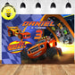 Custom Blaze and the Monster Machines Truck Theme Birthday Backdrop Banner