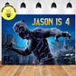 Custom Black Panther Wakanda Theme Birthday Backdrop Banner